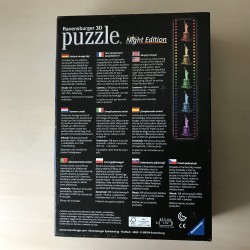 3D puzzel Vrijheidsbeeld met verlichting. 216 stukjes