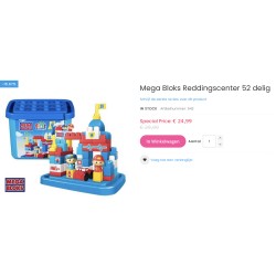 Mega Bloks First Builders: Reddingscenter, maxi emmer