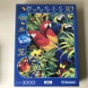 3D magic puzzel. Papegaaien. 1000 stukjes - 3D bril
