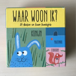 Waar woon ik? Dieren en hun huisjes.
