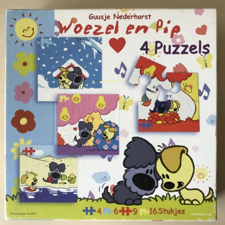 Woezel en Pip 4 6 9 en 16 stukjes