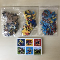 Sam de Brandweerman : Puzzels en Memory. 25, 36 en 49 stukjes.