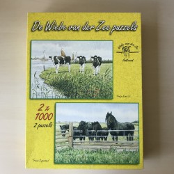 Wiebe van der Zee: Pontje Komt Zo! Trouwe Supporters koeien en paarden 2 x 1000 stukjes