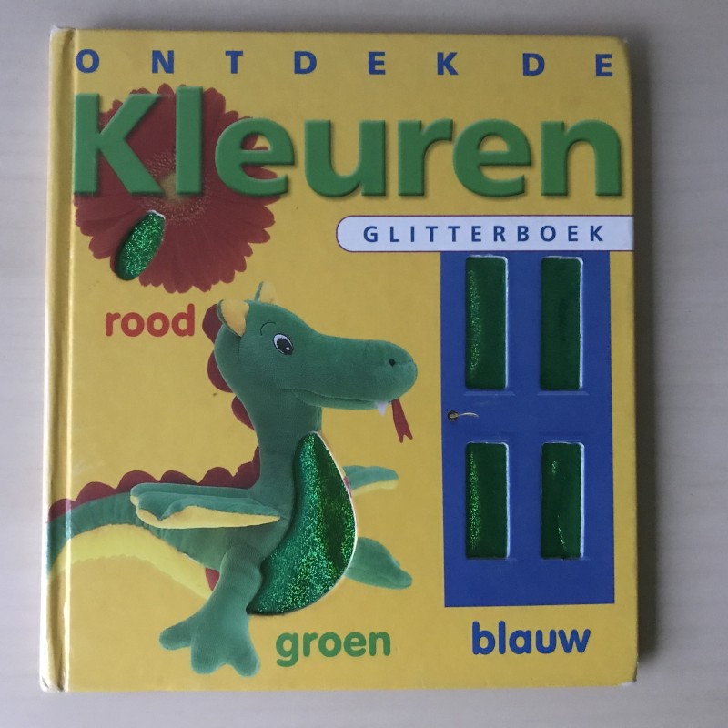 Ontdek de kleuren. Glitterboek
