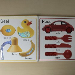 Ontdek de kleuren. Glitterboek