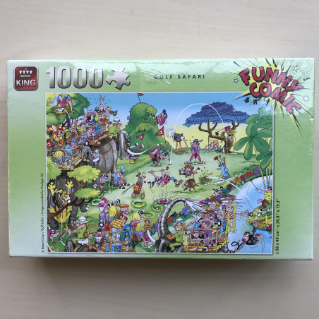 Funny comic : Nieuw. Golf safari. 1000 stukjes.