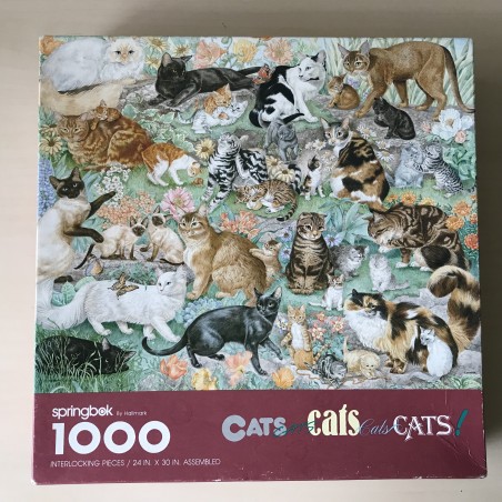 Cats, cats, cats,  . 1000 stukjes.