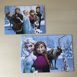 Frozen. 2 in 1puzzels. 24 en 50 stukjes