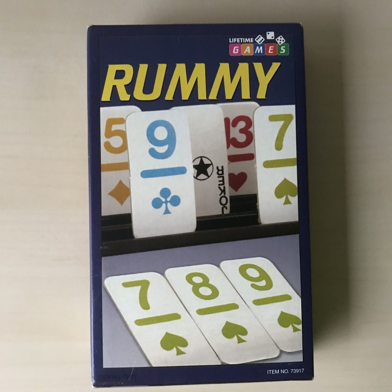 Reisspel reisversie : Rummy (rummycub)