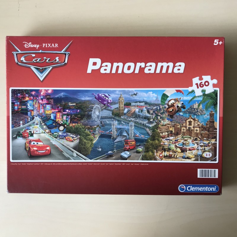 Cars : Panoramapuzzel 160 stukjes.