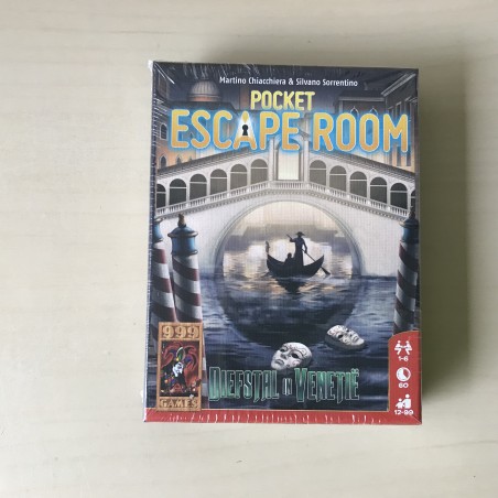 999 Games: Pocket escape room. Nieuw. Diefstal in Venetië