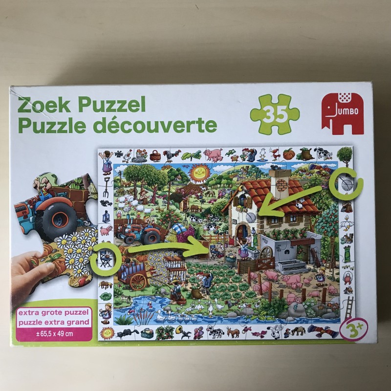 Boerderij Zoek puzzel 35 stukjes