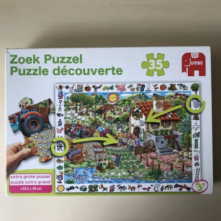 Boerderij Zoek puzzel 35 stukjes