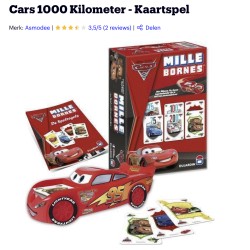 Cars. 1000 kilometers . Nieuw. Een spel vol luizenstreken
