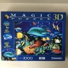 Dolfijnen : Ongebruikt. Magic 3D puzzel met 3D bril 1000 stukjes.