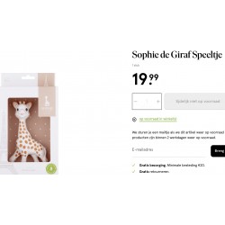 Sophie de giraf : Babyspeeltje.