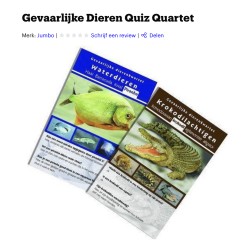 Quiz Quartet kwartet : Gevaarlijke dieren.