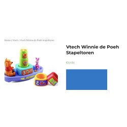 Vtech : Winnie de Poeh stapeltoren