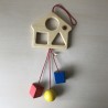 Vormenstoof ( boxhanger) met 3 vormen.