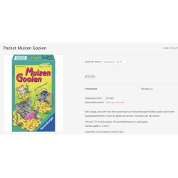 Muizen gooien.