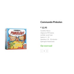 999 Games : Commando…. Pinkelen!