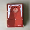 Janod : Kubuspuzzel, blokkenpuzzel dieren. Zie laatste regel.