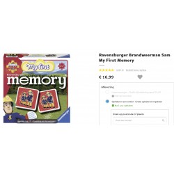 My first Memory : Brandweerman Sam