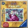Prinsessen Flokati puzzel met fluweel 250 stukjes