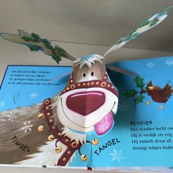 De lachende sneeuw-op. Pop-up boek