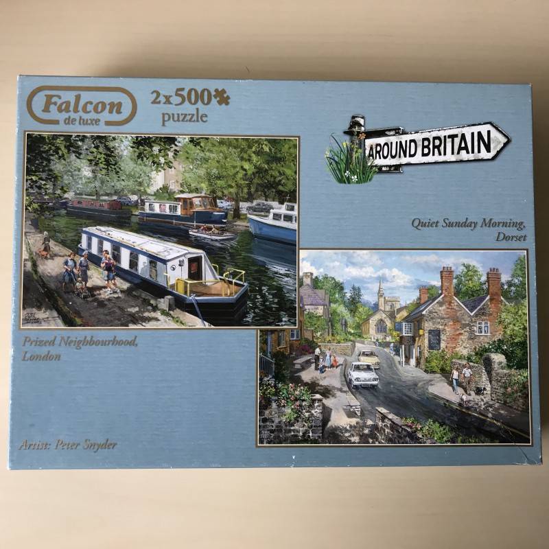 Falcon  : Around Britain. 2 x 500 stukjes