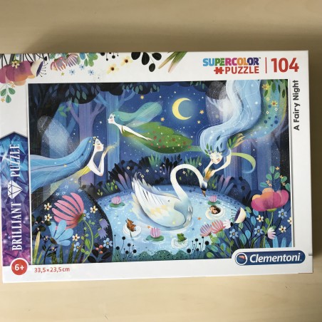 Brillant puzzel. A fairy night.  104 stukjes