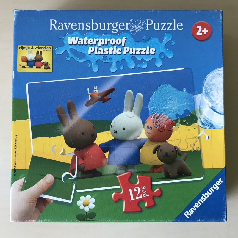 Nijntje waterproef puzzel. 12 stukjes.