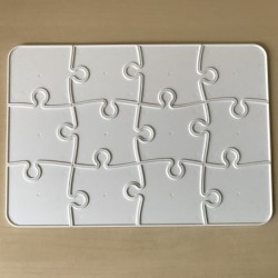 Nijntje waterproef puzzel. 12 stukjes.