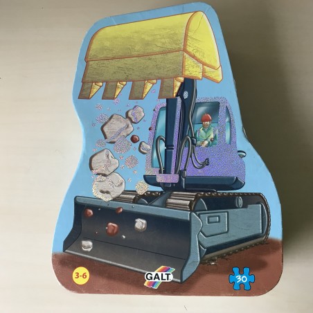 Glitterpuzzel. Graafmachine 30 stukjes