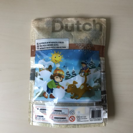 Kerstpuzzel, winterpuzzel : Nieuw. 48 stukjes.