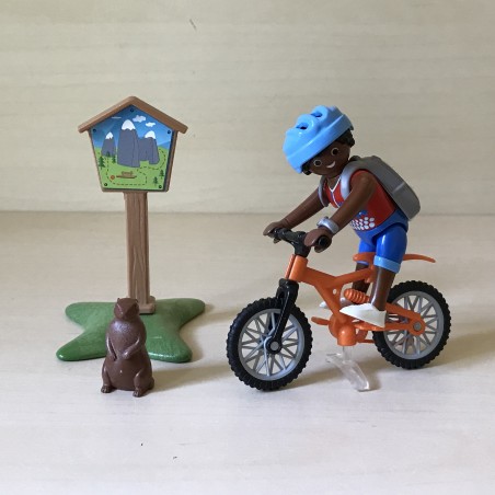 Playmobil : Mountainbiker. Nummer 70303