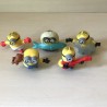 Minions : Minions, 5 stuks. 5 cm. hoog. Mcdonalds 2019