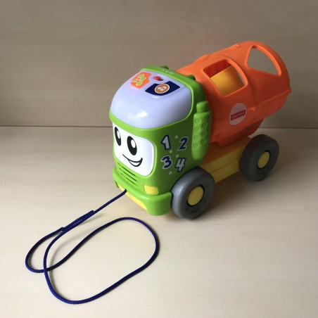 Fisher Price vrachtwagen met vormenstoof