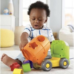 Fisher Price vrachtwagen met vormenstoof